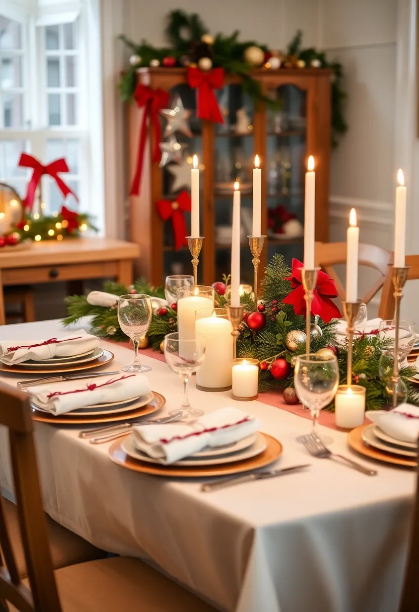 28 Wood Dining Room Table Decor Ideas for Every Season 92 28 Wood Dining Room Table Decor Ideas for Every Season - 26. Holiday-Themed Centerpieces