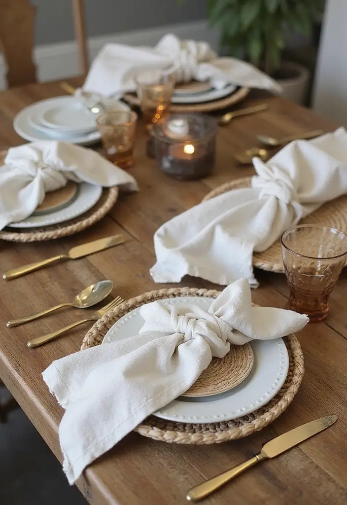 28 Wood Dining Room Table Decor Ideas for Every Season 29 28 Wood Dining Room Table Decor Ideas for Every Season - 9. Layered Textures