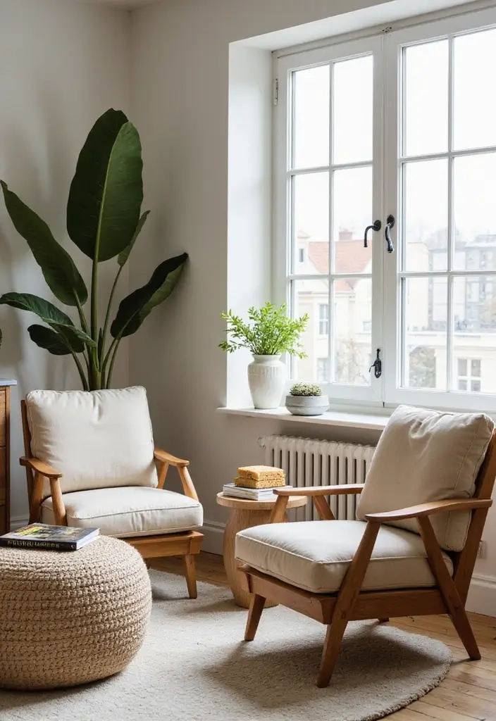 30 Beige and Wood Living Room Decor Ideas for a Soft Natural Style 59 30 Beige and Wood Living Room Decor Ideas for a Soft Natural Style - 25. Beige and Wood Accent Chairs