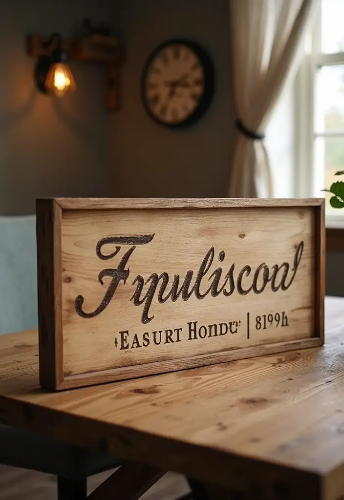 30 DIY Family Wood Sign Ideas for Personalized Wall Decor 1 30 DIY Family Wood Sign Ideas for Personalized Wall Decor - 1. Family Name Established Sign
