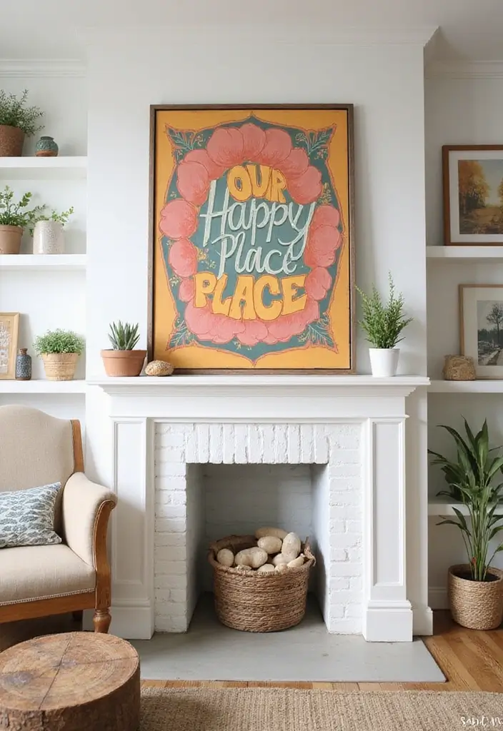 30 DIY Family Wood Sign Ideas for Personalized Wall Decor 35 30 DIY Family Wood Sign Ideas for Personalized Wall Decor - 11. Our Happy Place Sign