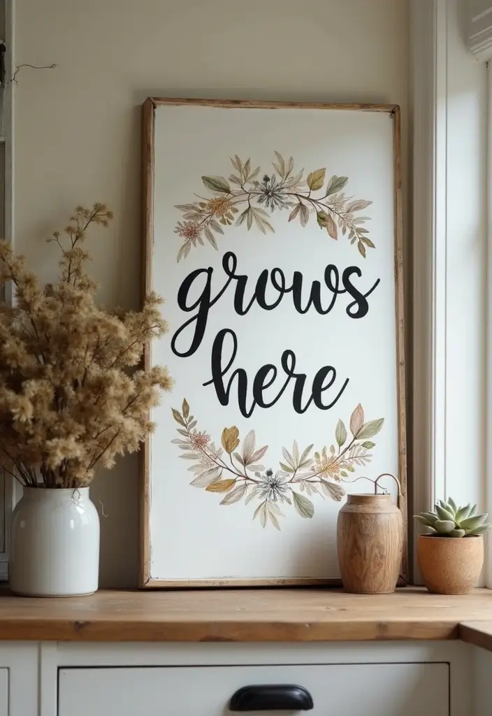 30 DIY Family Wood Sign Ideas for Personalized Wall Decor 45 30 DIY Family Wood Sign Ideas for Personalized Wall Decor - 15. Love Grows Here Sign