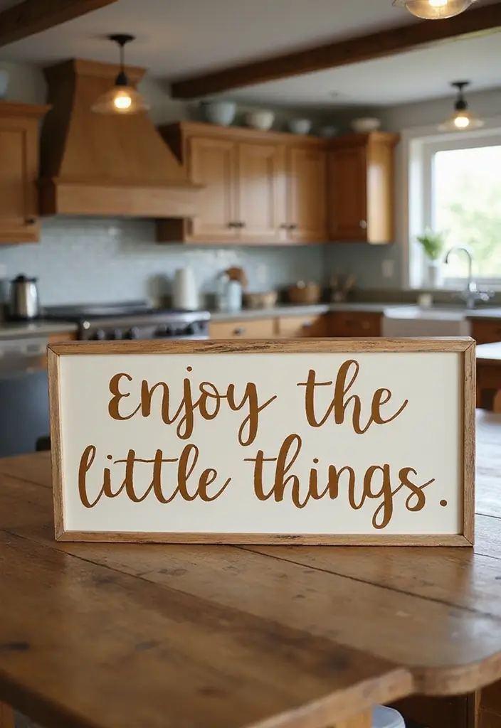30 DIY Family Wood Sign Ideas for Personalized Wall Decor 83 30 DIY Family Wood Sign Ideas for Personalized Wall Decor - 25. Enjoy the Little Things Sign