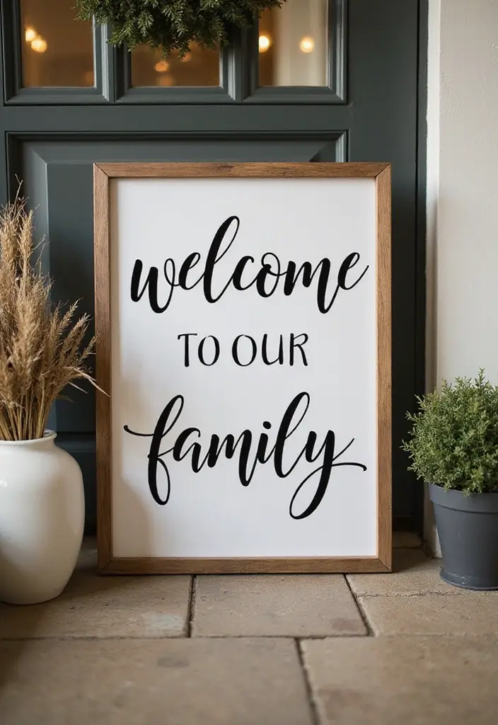 30 DIY Family Wood Sign Ideas for Personalized Wall Decor 93 30 DIY Family Wood Sign Ideas for Personalized Wall Decor - 29. Welcome to Our Family Sign