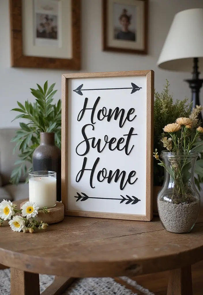 30 DIY Family Wood Sign Ideas for Personalized Wall Decor 12 30 DIY Family Wood Sign Ideas for Personalized Wall Decor - 4. Home Sweet Home Sign
