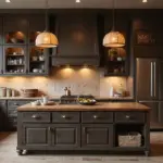 30 Dark Wood Kitchen Cabinet Decor Ideas for a Sophisticated Home