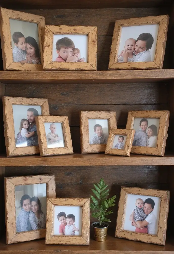 30 Scrap Wood DIY Projects for Cozy Home Decorations 1 30 Scrap Wood DIY Projects for Cozy Home Decorations - 1. Rustic Wood Photo Frames