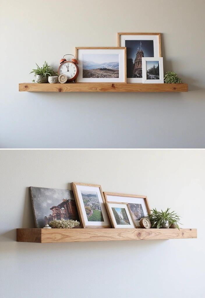 30 Scrap Wood DIY Projects for Cozy Home Decorations 56 30 Scrap Wood DIY Projects for Cozy Home Decorations - 12. Scrap Wood Picture Ledge