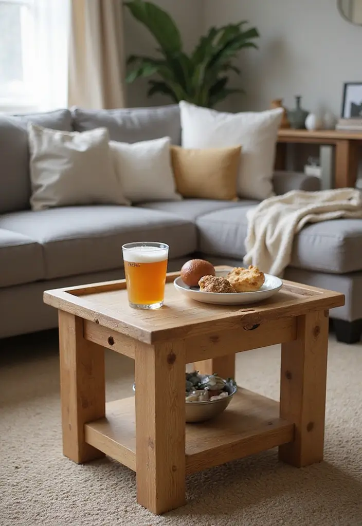 30 Scrap Wood DIY Projects for Cozy Home Decorations 85 30 Scrap Wood DIY Projects for Cozy Home Decorations - 21. Scrap Wood Tray Table