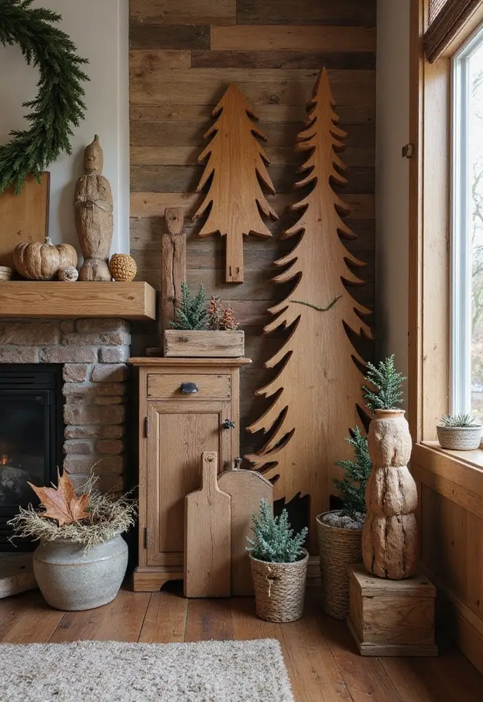 30 Scrap Wood DIY Projects for Cozy Home Decorations 114 30 Scrap Wood DIY Projects for Cozy Home Decorations - 30. Scrap Wood Holiday Decorations