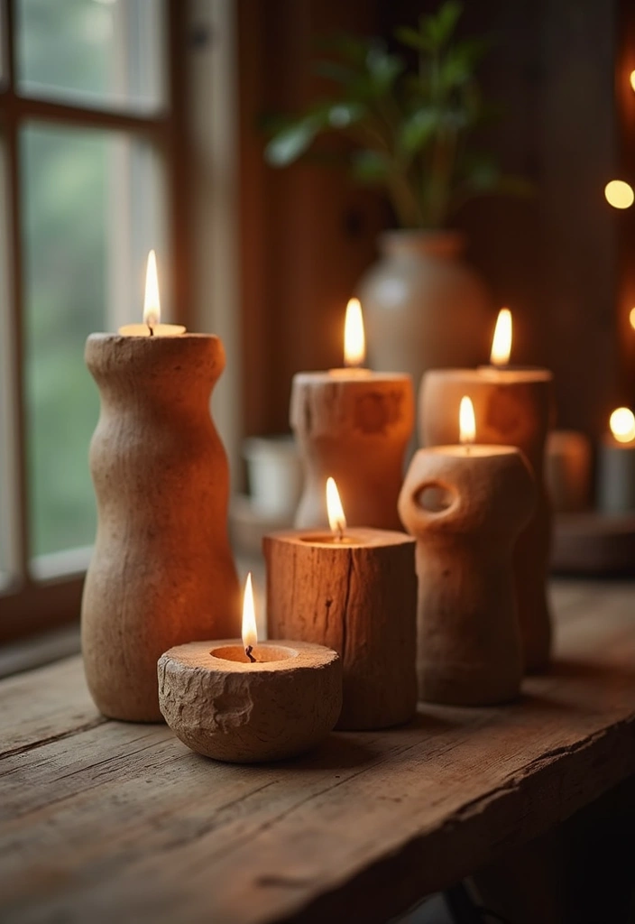 30 Scrap Wood DIY Projects for Cozy Home Decorations 18 30 Scrap Wood DIY Projects for Cozy Home Decorations - 4. Wooden Candle Holders