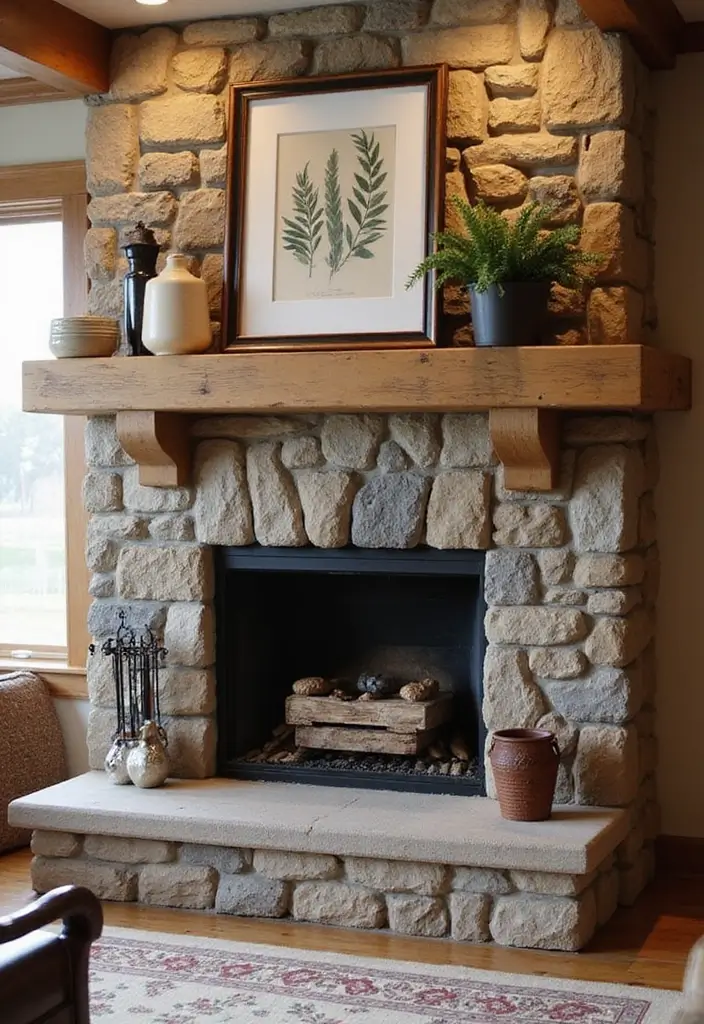 30 Stone Fireplace Decor Ideas with Wooden Mantles 125 30 Stone Fireplace Decor Ideas with Wooden Mantles - Conclusion