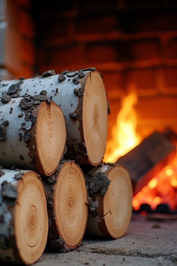 birch quick ignition bright flame