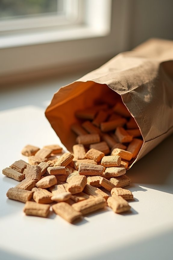 brown paper bag vs open air drying