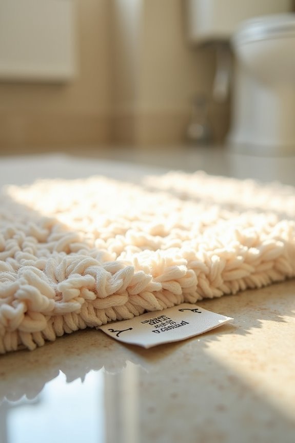 check rug care tag first