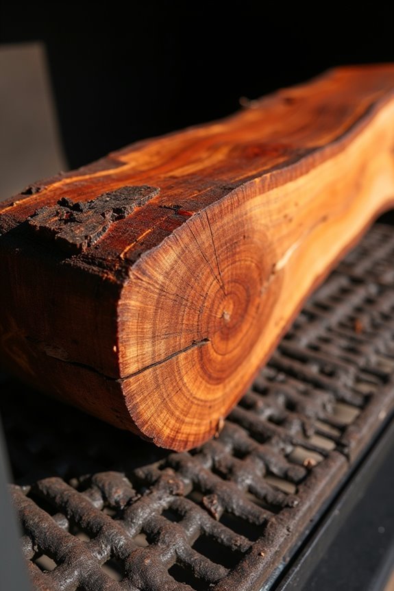 cherry wood clean moderate heat long coal