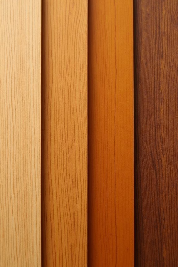 darkening speeds and finishes compared