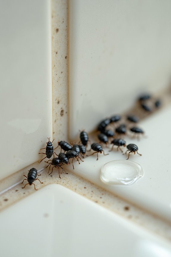 drain flies signal moisture mold risk