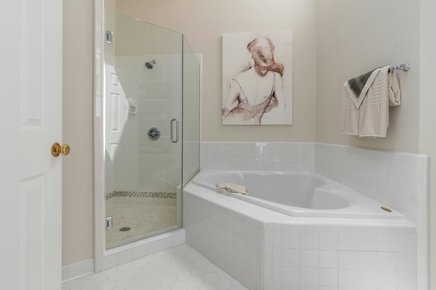 five step bathroom tile painting guide