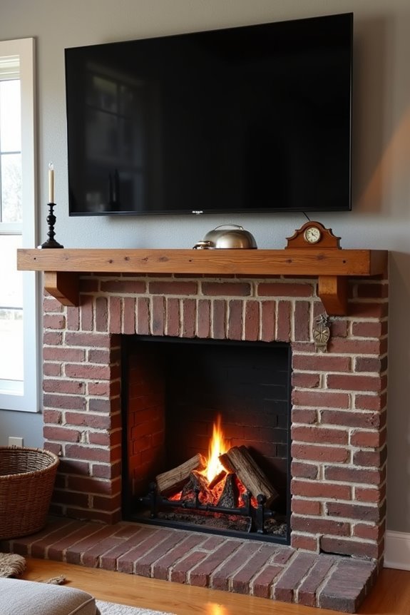 heat tested securely mounted fireplaces