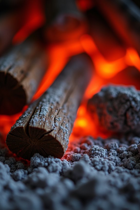 kiln dried cherry burns safely