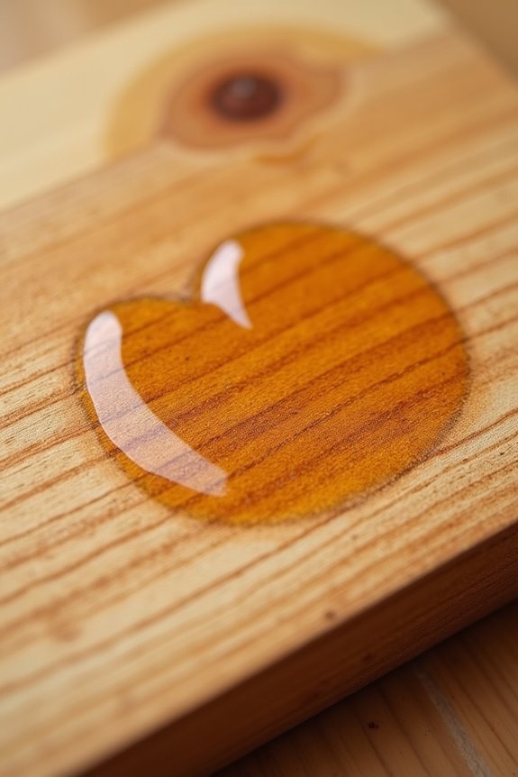linseed oil darkens wood