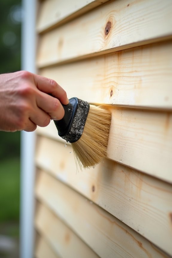 lower pressure cedar siding wash technique