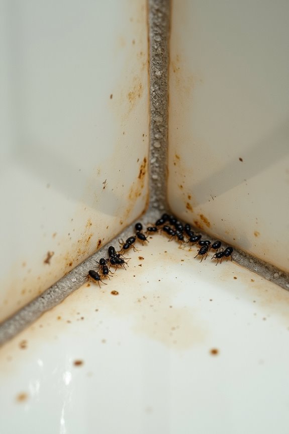 moisture attracts bathroom pests