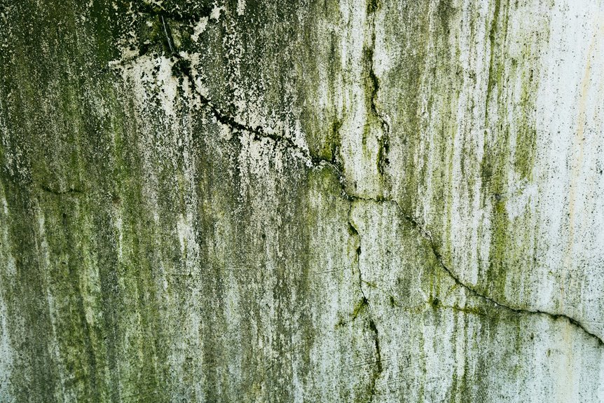 moisture promotes mold growth on wood