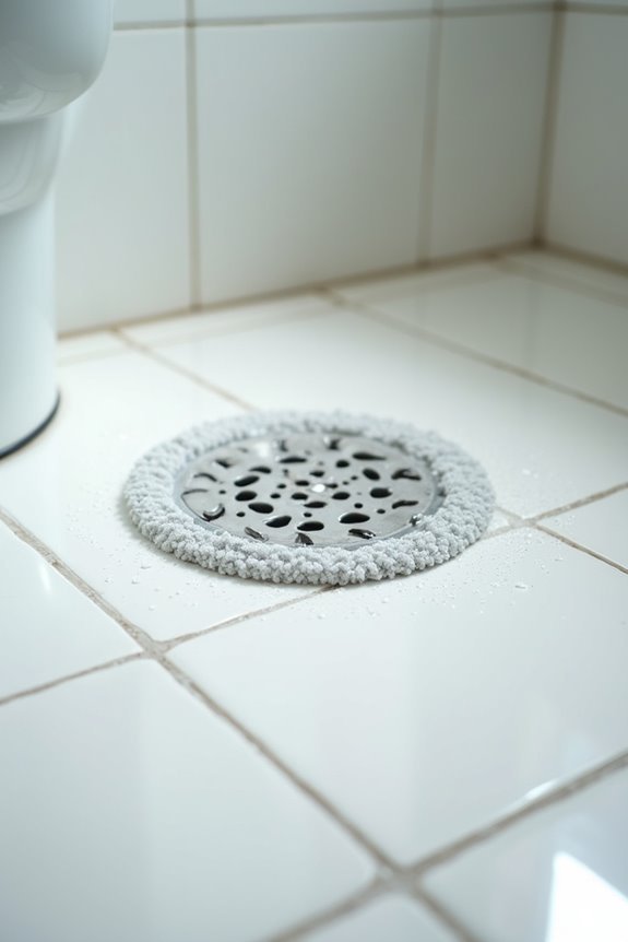 mop floors clear drains
