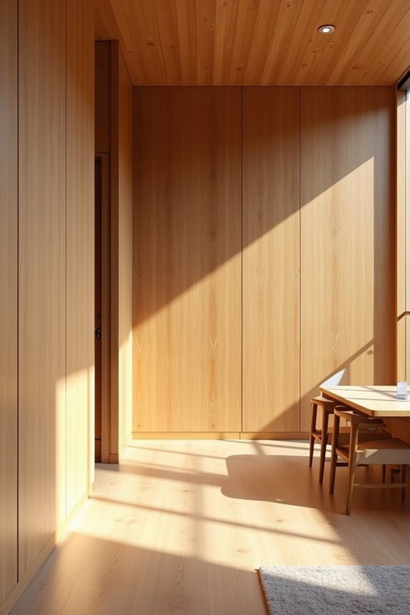 perforated wood panels optimize acoustics