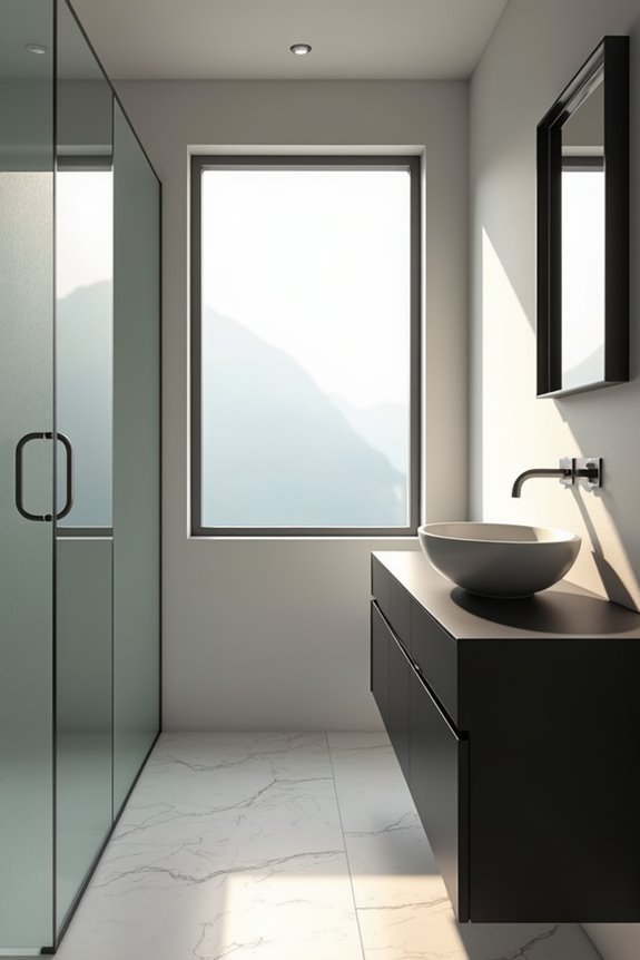 privacy friendly bathroom window solutions options costs light