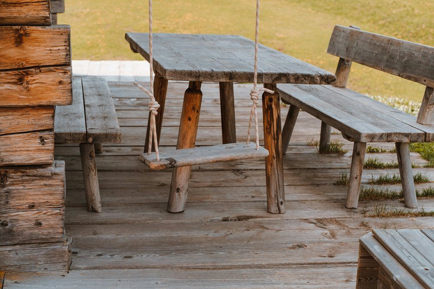 protect outdoor wood furniture weatherproofing