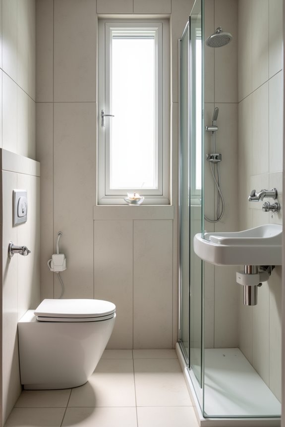 quarter bathrooms single fixture efficiency