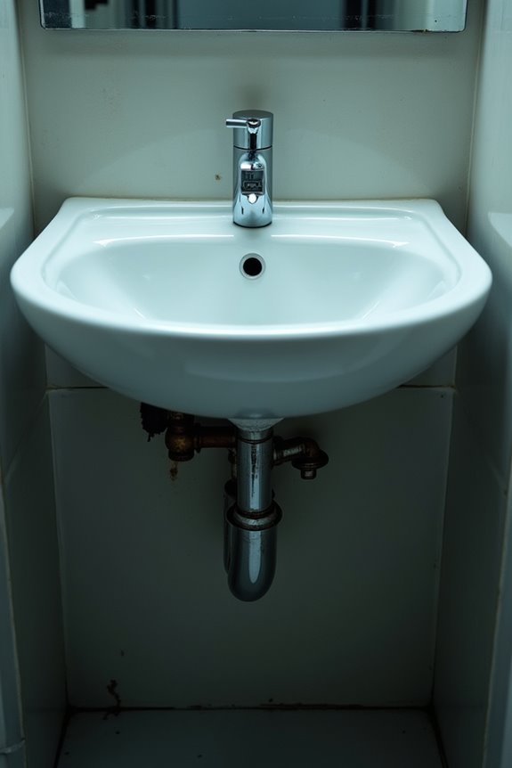 refill p trap with water