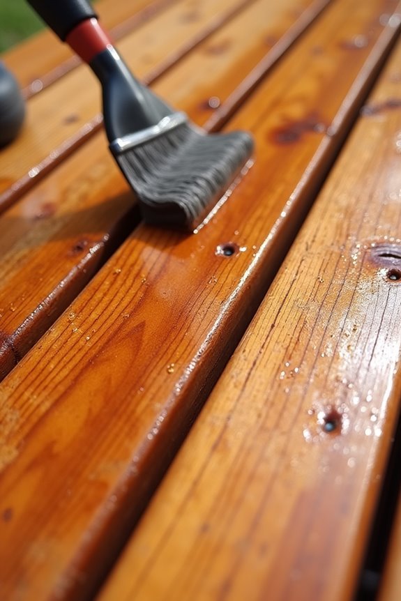 second coat for uniform cedar finish