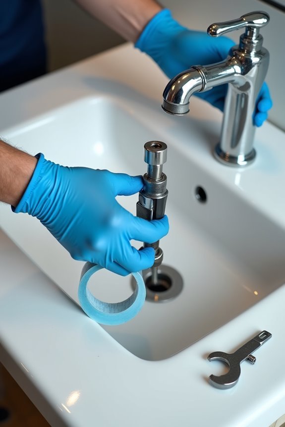 shut off under sink water
