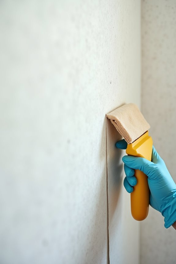 smooth center outward remove bubbles