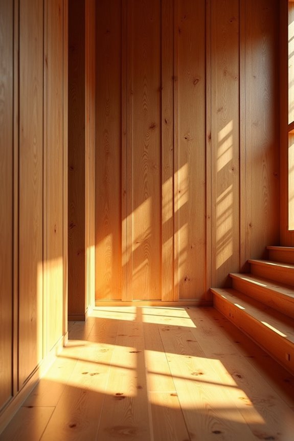 solid wood reflects perforated absorbs