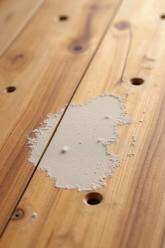 spackle fixes painted nail holes