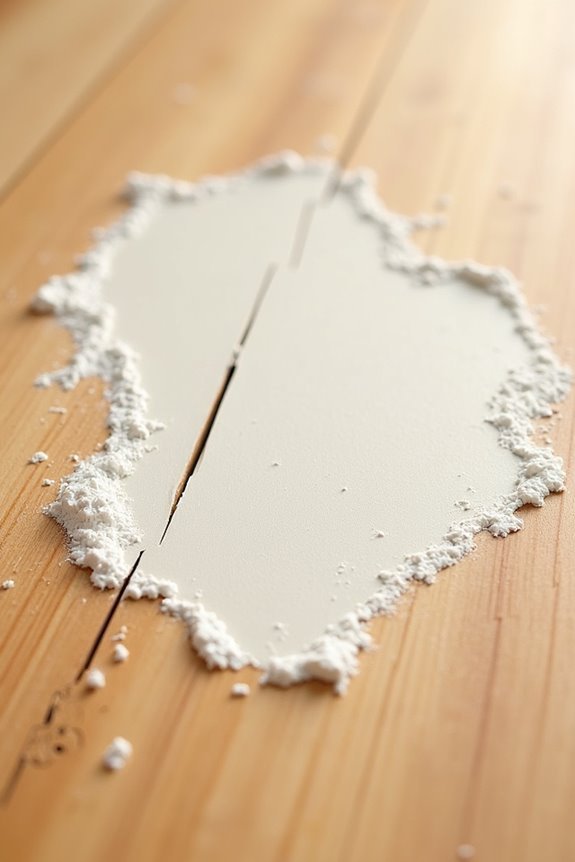 spackle works on painted wood