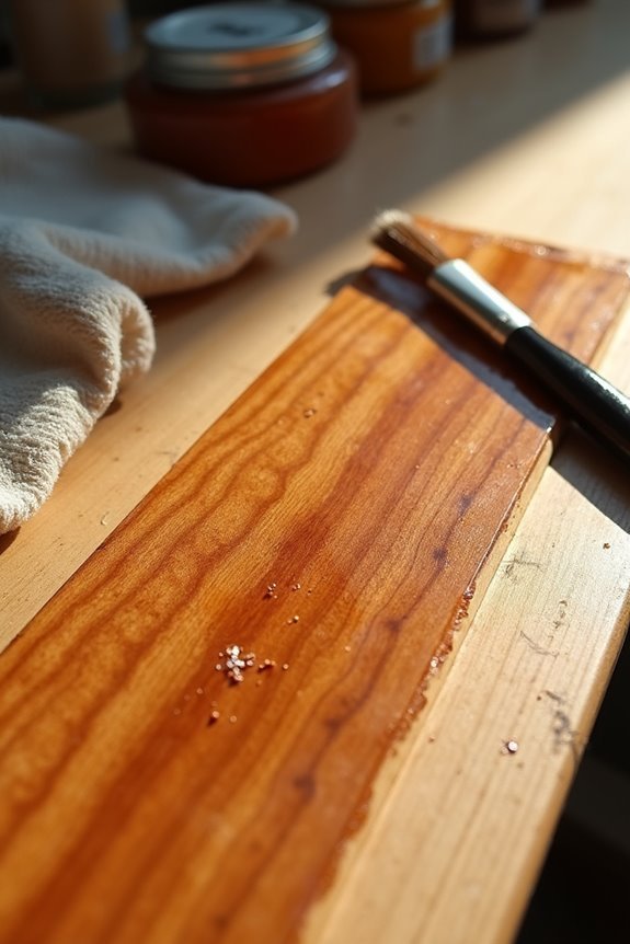 teak oils hinder paint adhesion