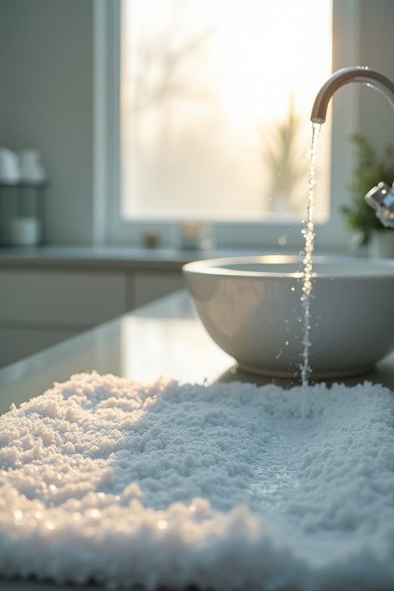 thorough rinse preserves mat brightness
