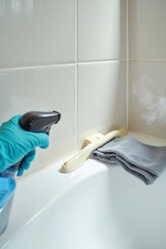 tile grout cleaning with hydrogen peroxide