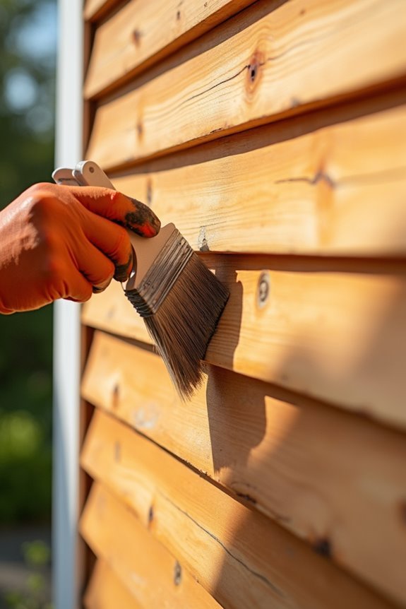 two coats for cedar siding protection