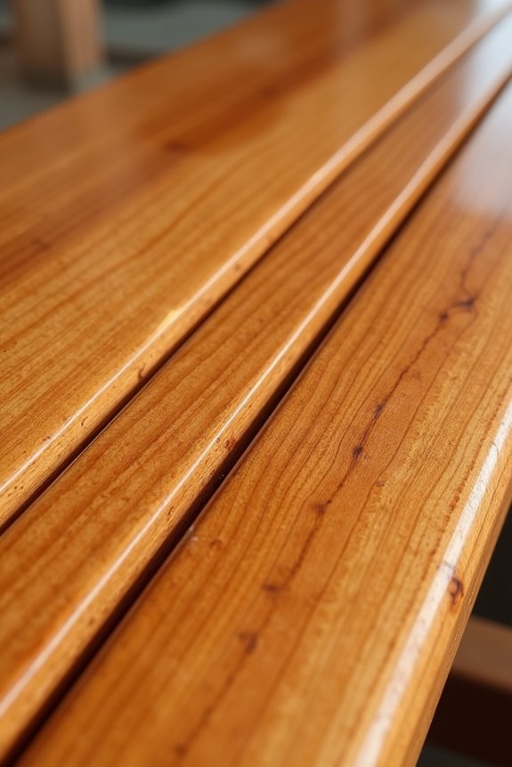 two to three coats polyurethane