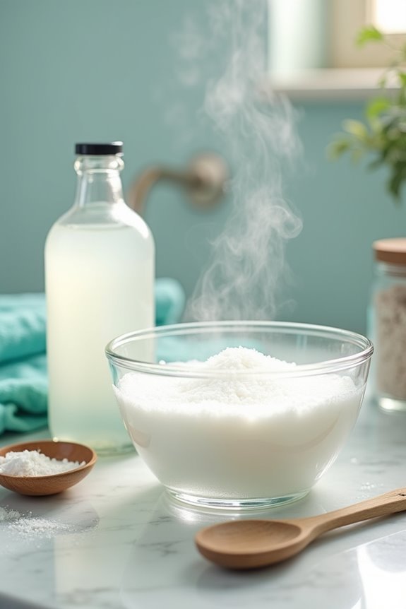 vinegar baking soda odor elimination