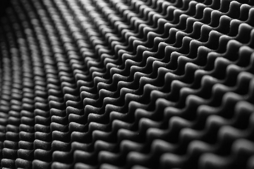 wood absorbs some sound