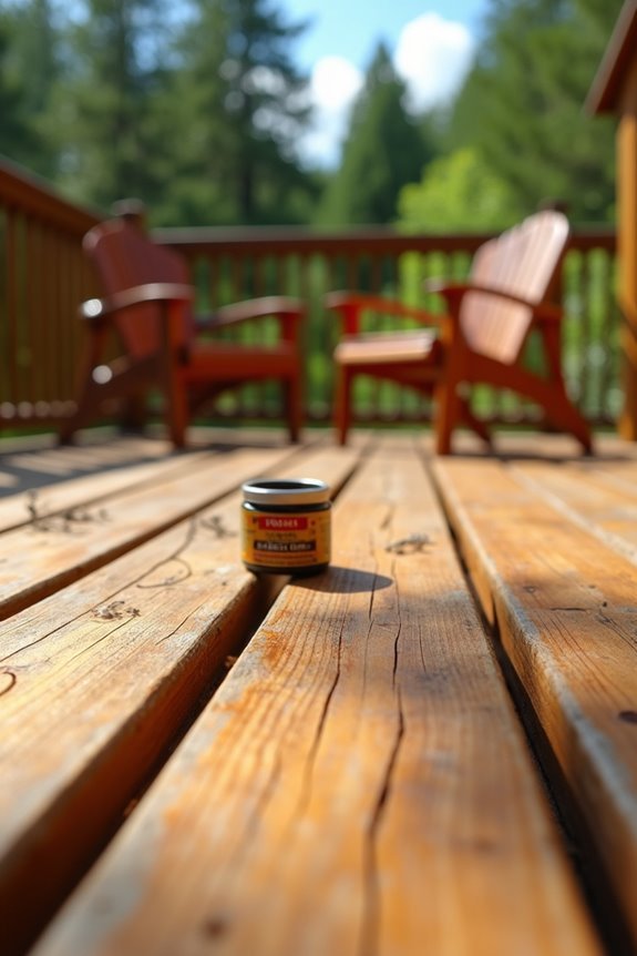 wood oil creates natural penetrating finish