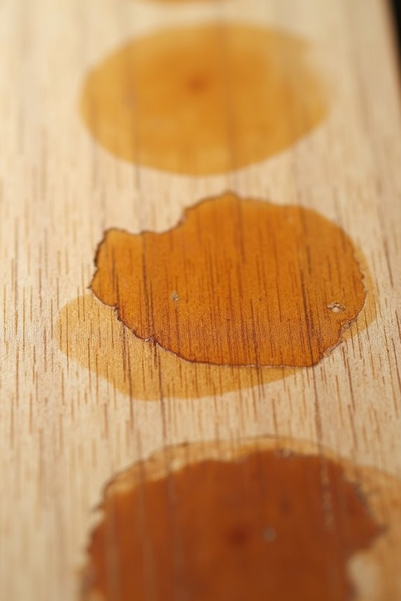 wood species dictates blo darkening progression